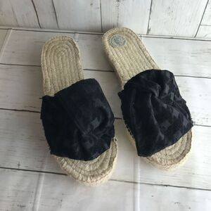 Braided Twist Sandal Espadrille Sandals Size 9